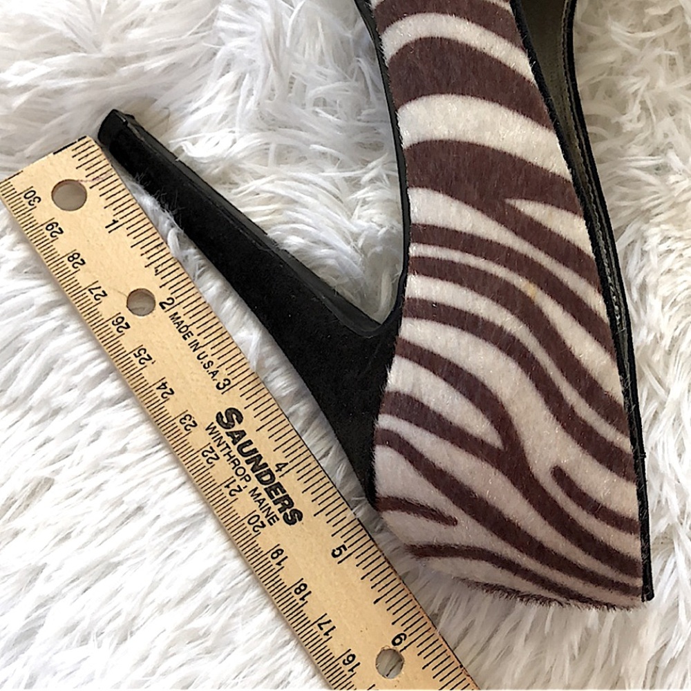 G By Guess Zebra Print Platform Heels - image 7